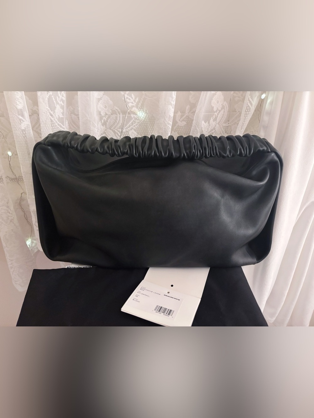 Alexander Wang Leather Scrunchie Bag Large
